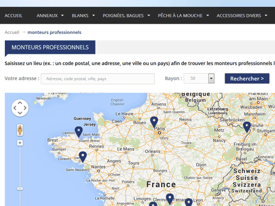 Trouver un monteur de cannes à pêche professionnel