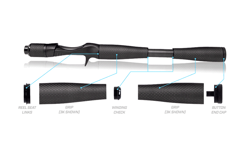 G2 Carbon Handle Split Grip Casting Kits