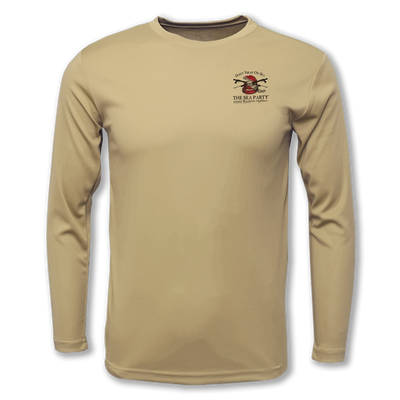 Diver Eel Logo LS Performance Crew