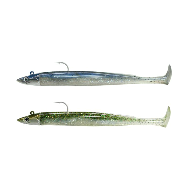 Fiiish Crazy Paddle Tail 12cm 7g Double Combo Off Shore - Leurre Souple Pêche Mer Electric Blue Cpt1443