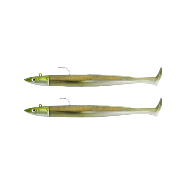 FIIISH Double Combo Shore Crazy Paddle Tail No.3 – 15 Cm – 10 G – Pearl Green