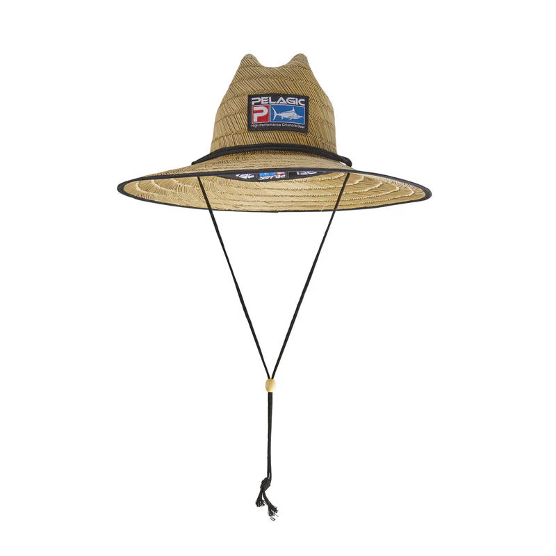 Pelagic Baja Straw Hat Deluxe Strohhut mit breiter Krempe