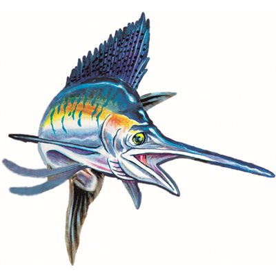 Sticker sailfish 4x3