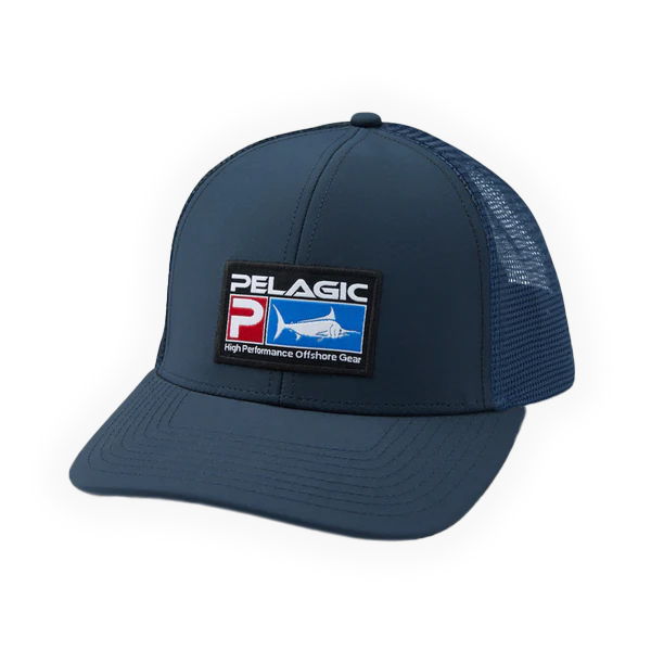Pelagic Flybridge Deluxe Belüftete Angel-Trucker-Kappe