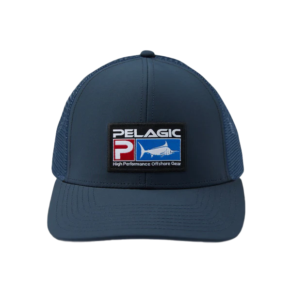 Pelagic Flybridge Deluxe Belüftete Angel-Trucker-Kappe