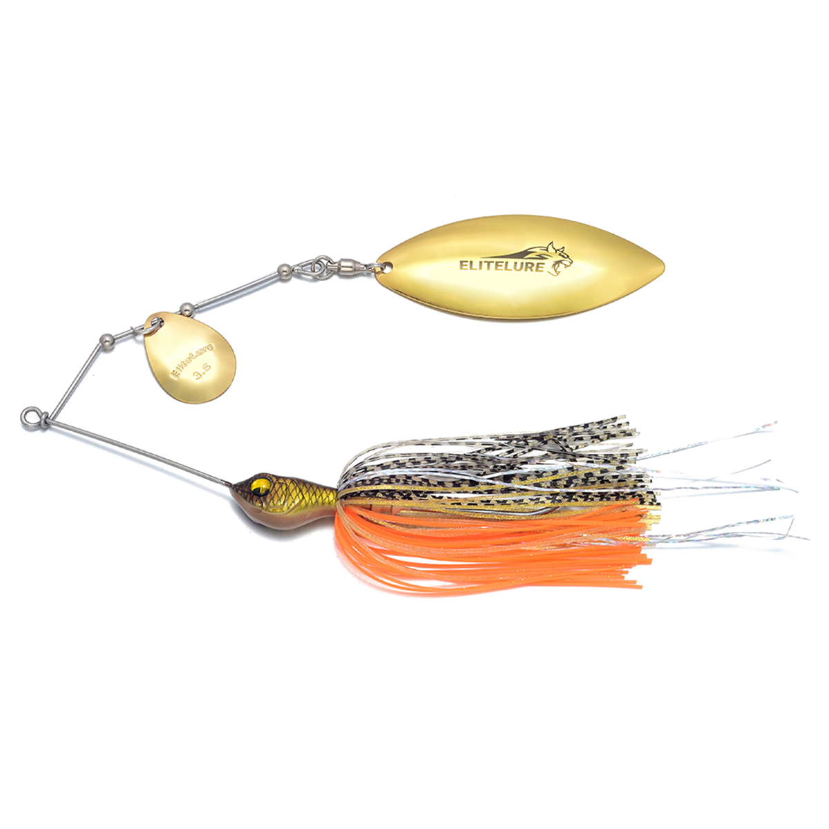 5x 7g Toby TobiX Salmon Pike Lure Spinners - Gold (Great Value Pack) 10002