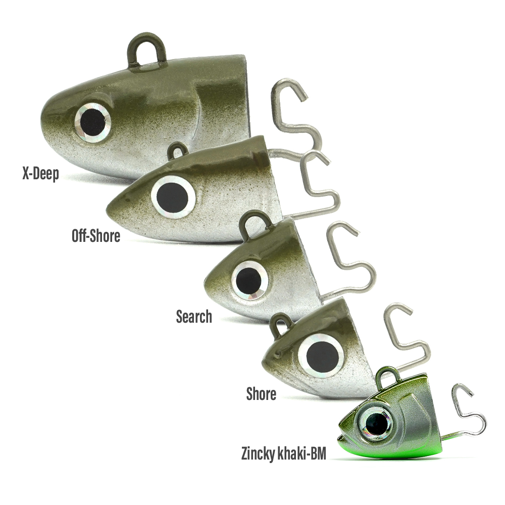 Tête plombée Black Minnow 70