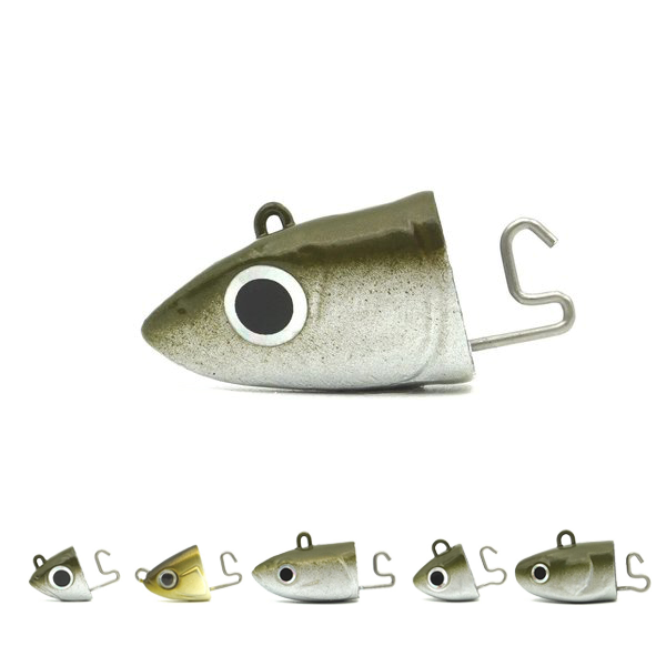 Tête plombée Black Minnow 160