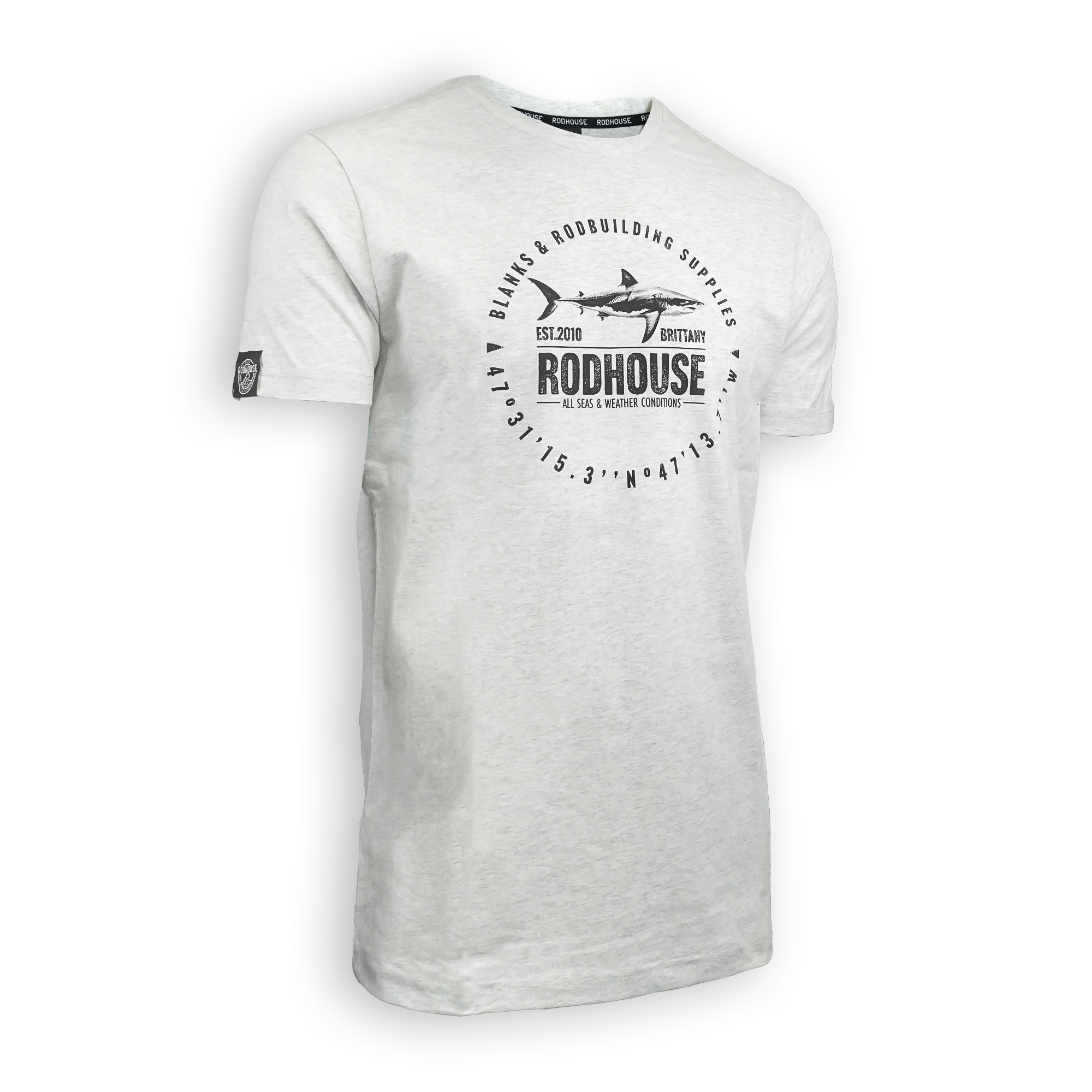 T-Shirt Heather Grey Shark