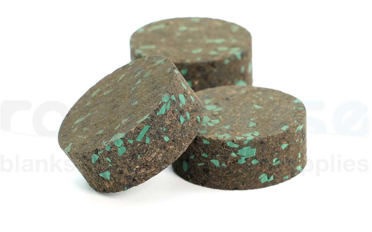 Burnt Mix Green Red No Hole