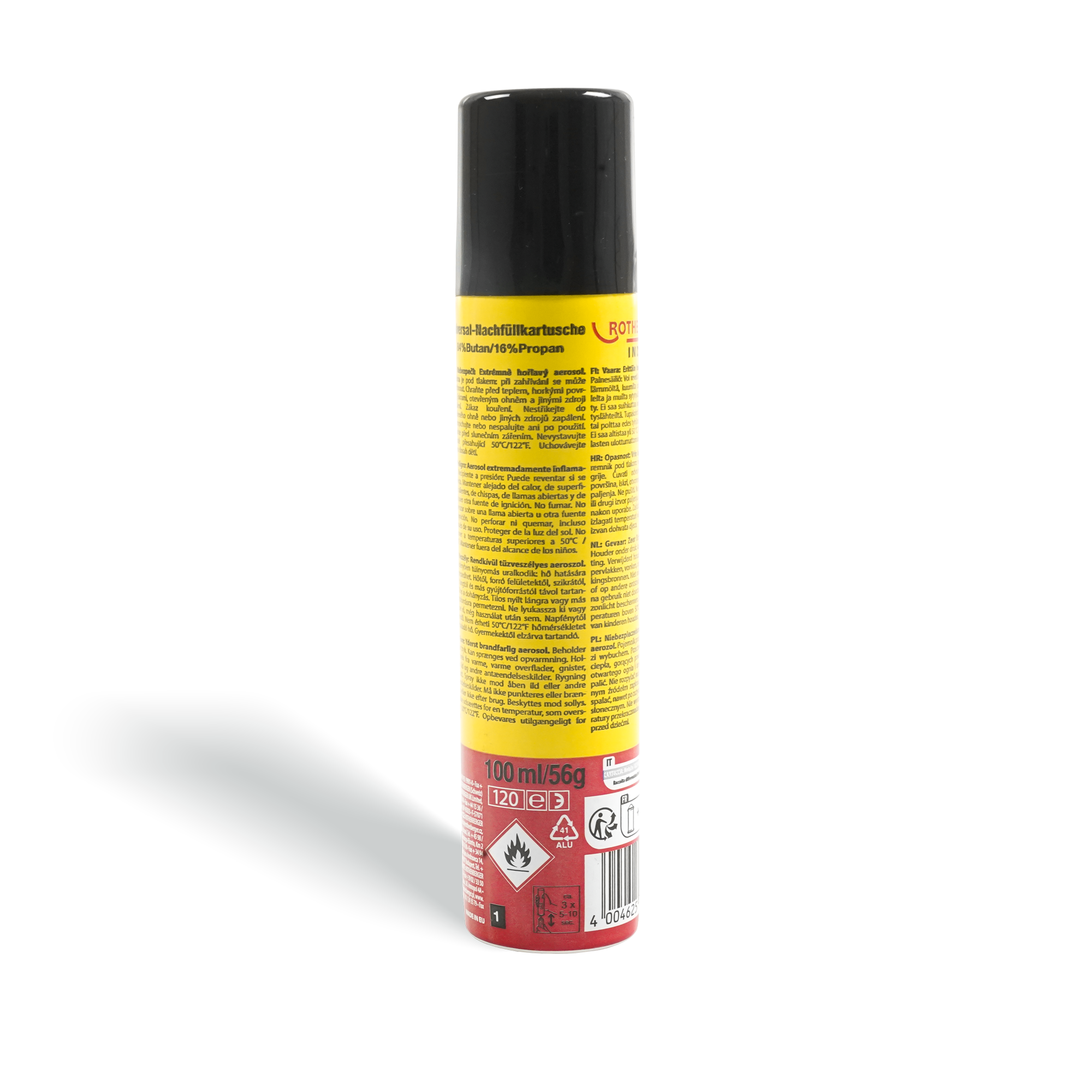 RoFill gas refill cartridge