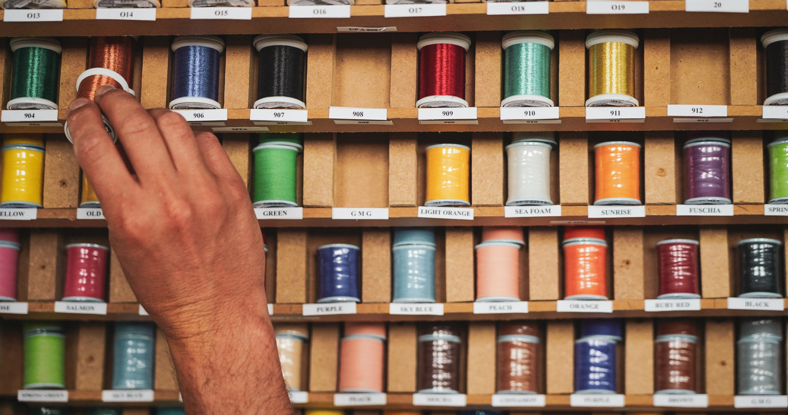 choix couleur fil ligature