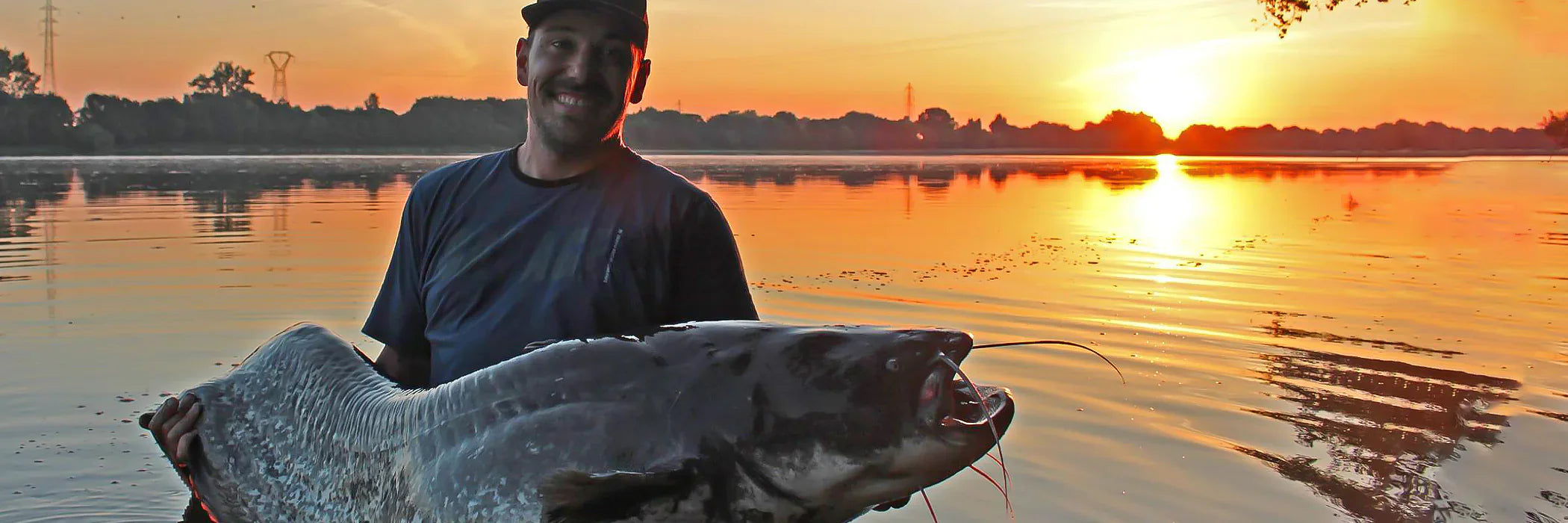 Cannes à pêche pour le Silure