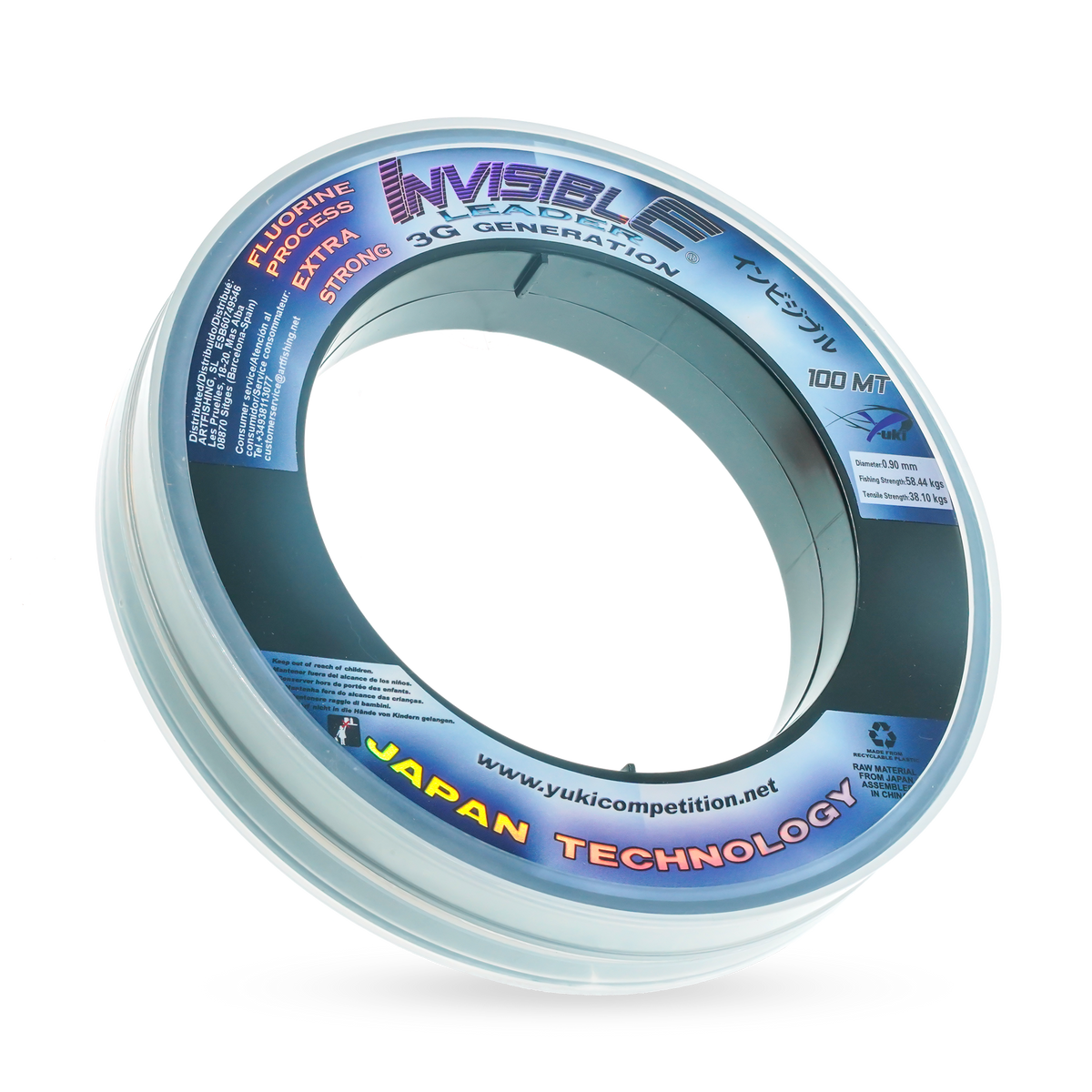 Shock leader Yuki Invisible 110-200 lb | Bas de ligne thon