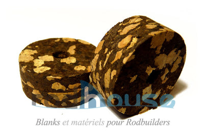 Cork Disc Burl Mix Black