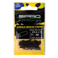Sleeve Matte Black Single Brass Crimp