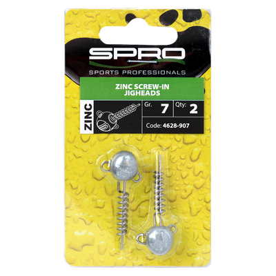 Zinc Screw in Jigheads