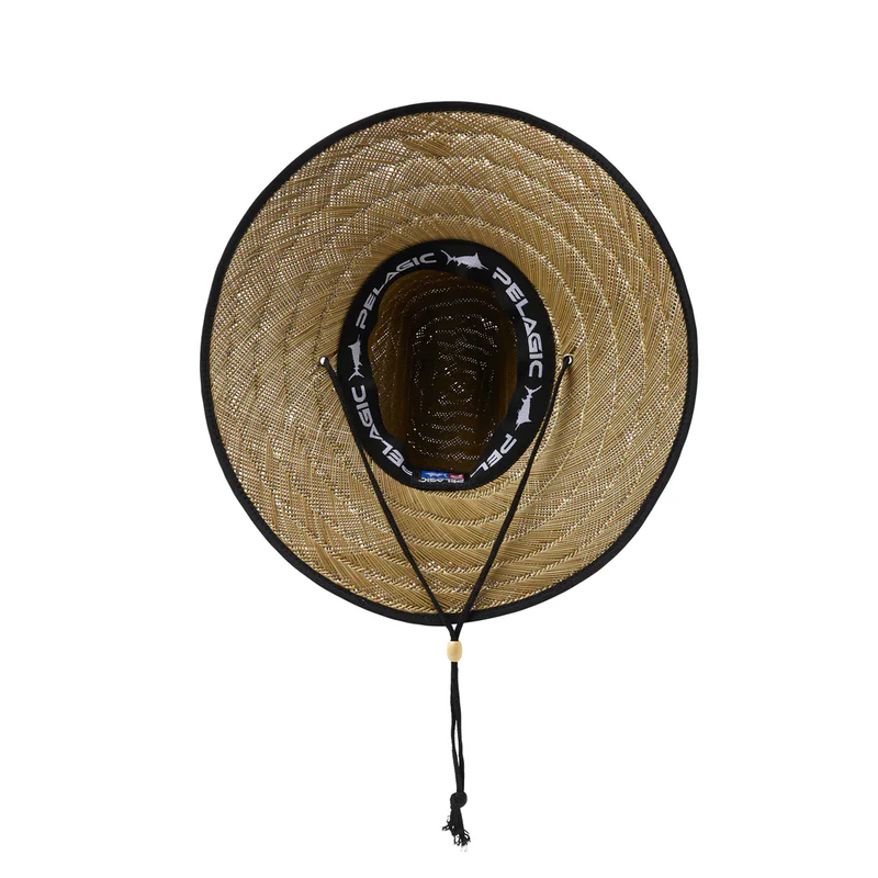 Chapeau de paille Pelagic Baja Straw Hat Deluxe bord large