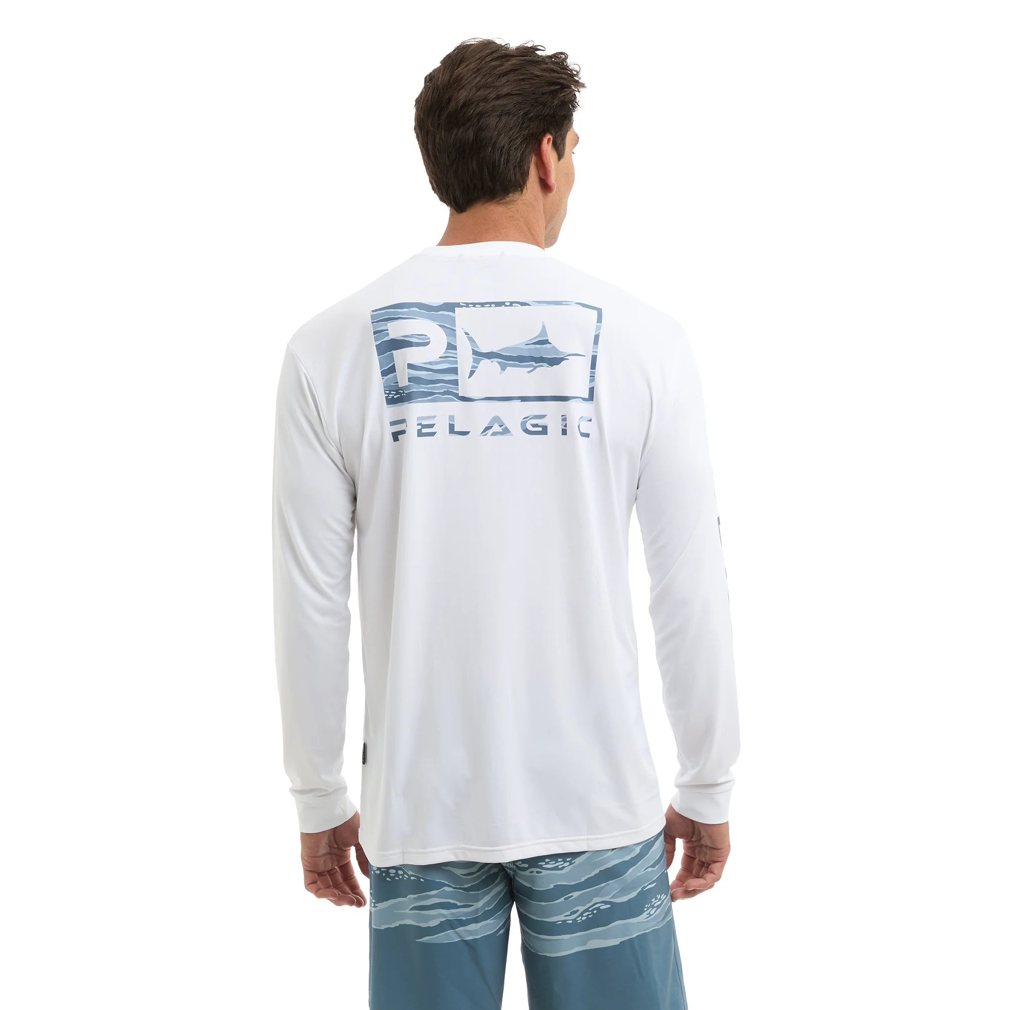 Maillot anti-UV Pelagic Aquatek Wahoo Icon UPF 50+