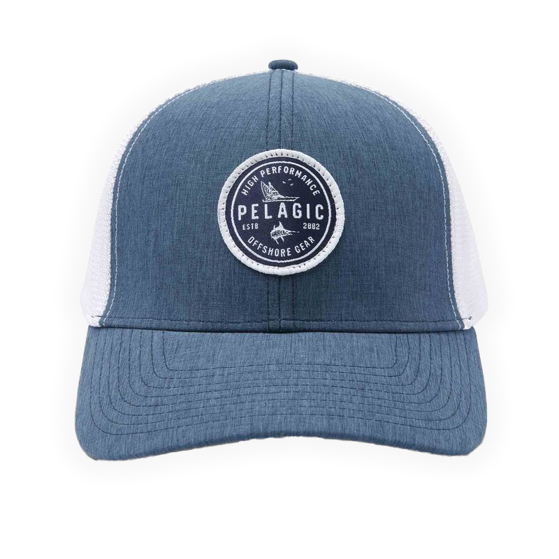 Casquette de pêche Pelagic Low Pro Trucker Chester profil bas