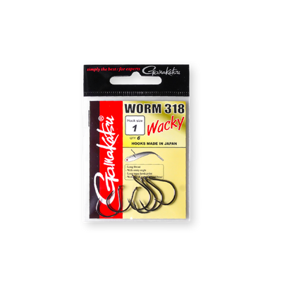 Hameçon GAMAKATSU Worm 318 Wacky