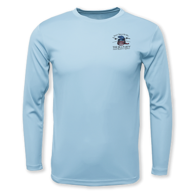 American Eel Logo LS Performance Crew