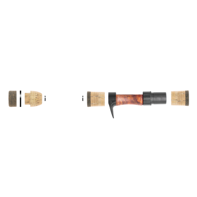 Handle Kit Casting Wood and Cork